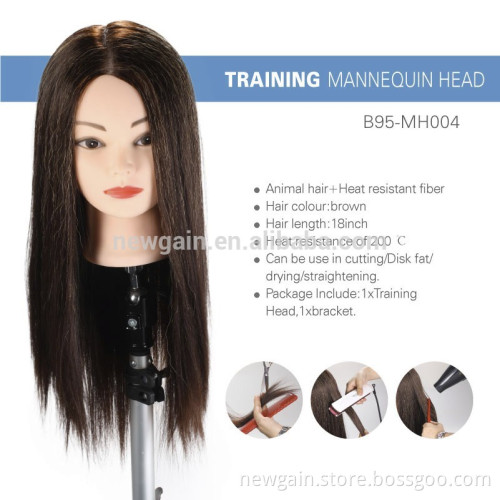 Training Mannequin Head. Hair products
